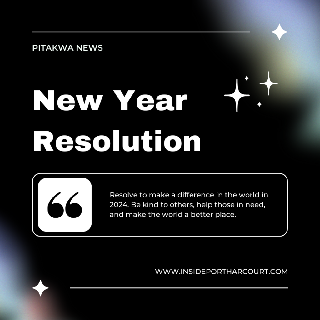 10 New Year Resolution For Successfully 2025 Inside Port Harcourt