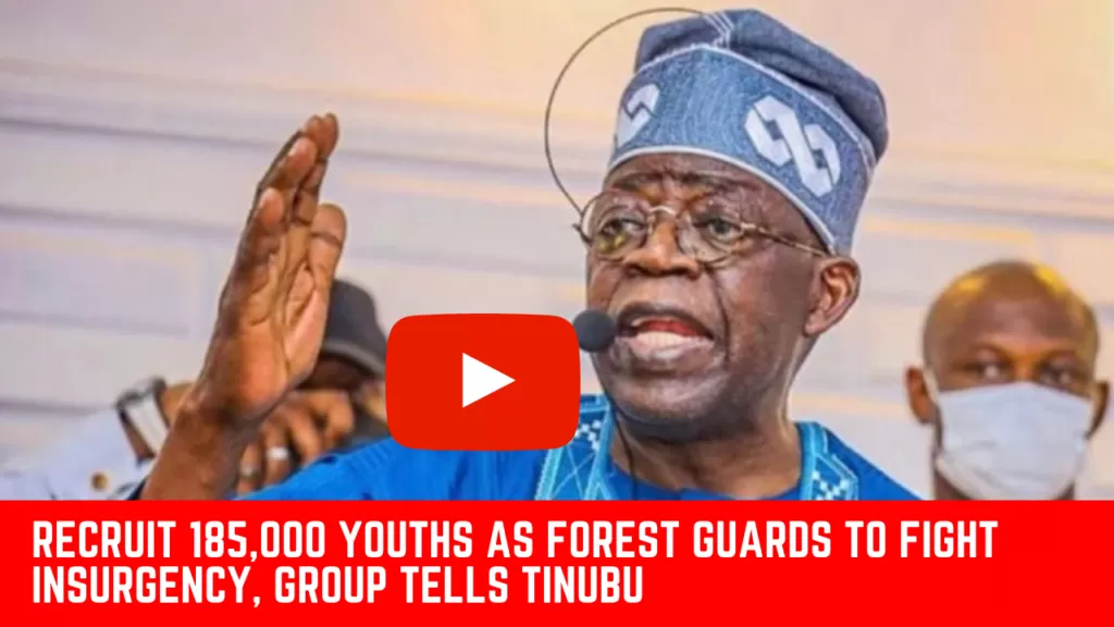 Recruit 185 000 Youths To Fight Insurgency Groups Tells Tinubu Png 1