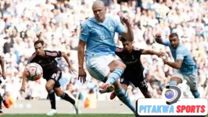erling haaland hits manchester city hat-trick against fulham _png