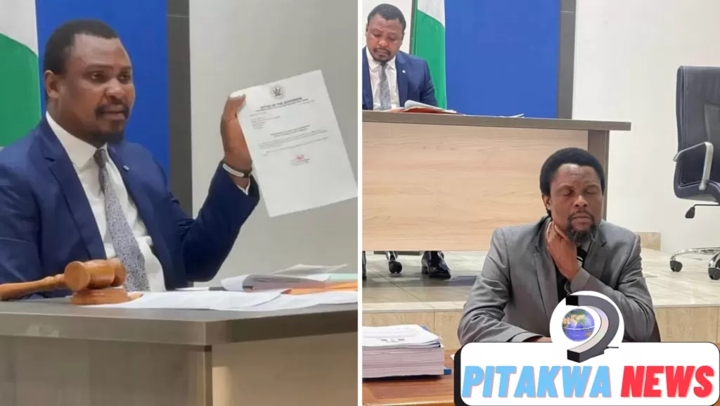 file photo of rivers state speaker, edison ehie receiving 2024 appropriation bill _png