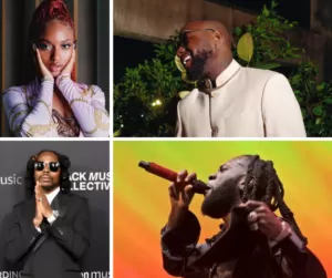 African Nominees at the Grammy Awards 2024 are; Davido, Ayra Star, Asake, and Burna Boy