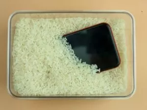 Apple says don't put wet iPhones in rice. Here's what to do instead