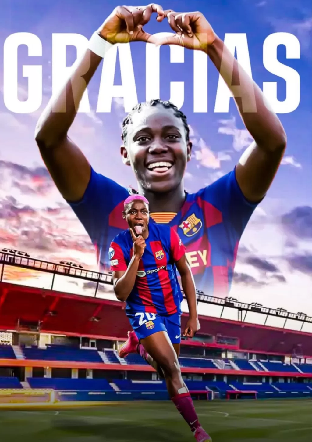 Asisat Oshoala bids farewell to Barcelona