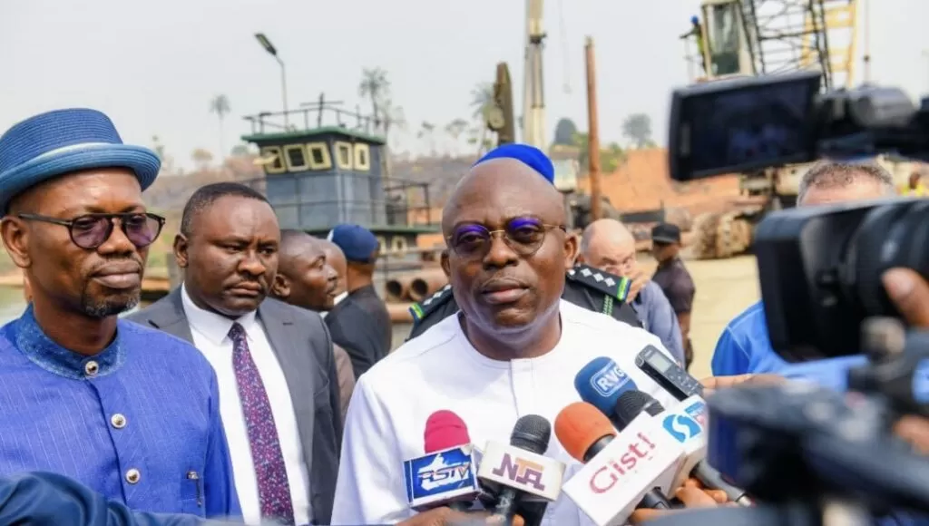 File photo of Governor Fubara and Minister Wike Loyalists