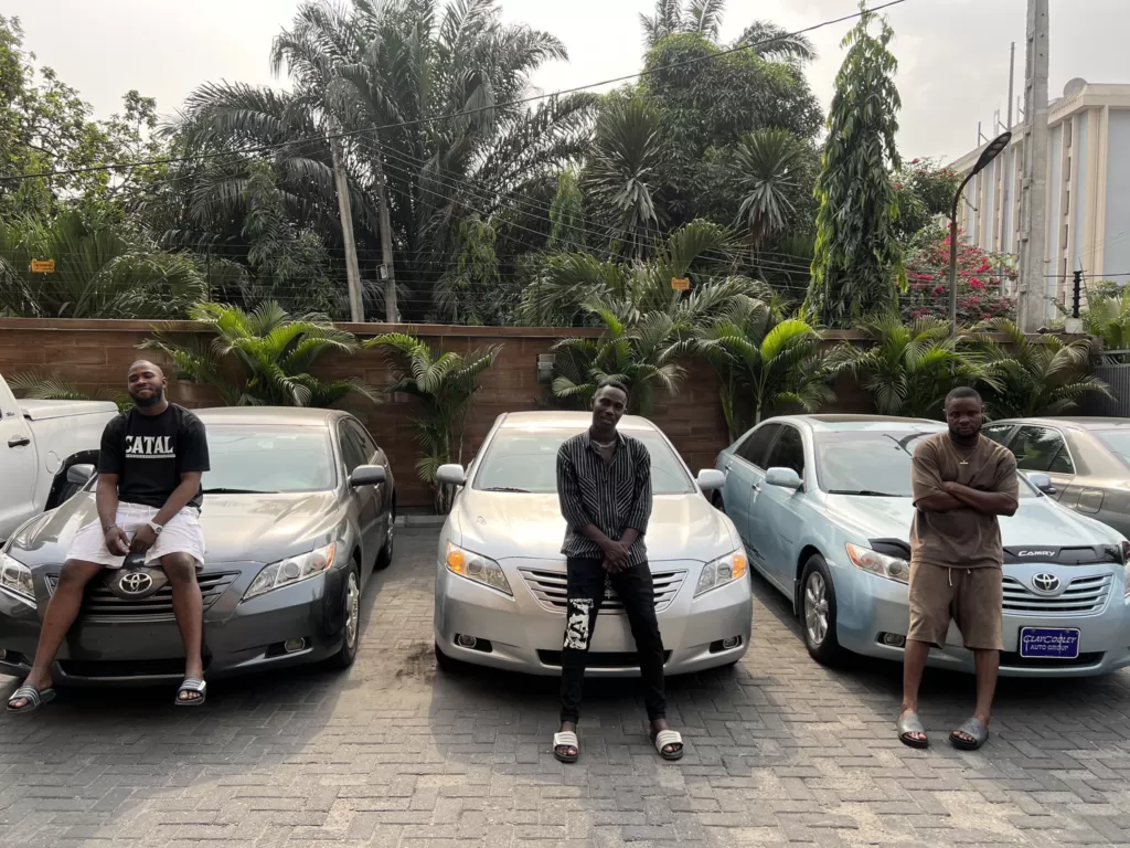 Sabinus gift three of his skit makers Toyota Camry