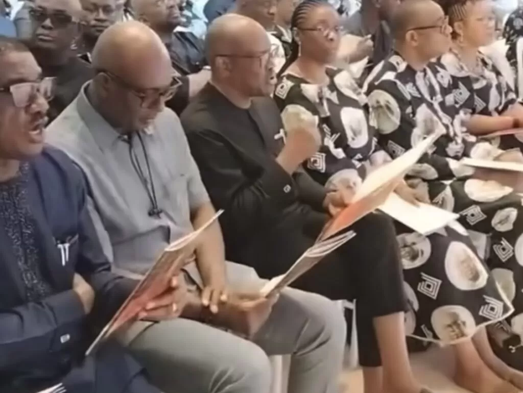 Minister Nyesome Wike Joins Wigwe Family At Isiokpo For The Wake Keeping of Dr Herbert