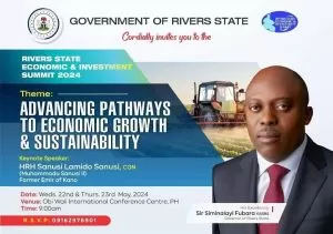 Rivers Economic Summit; The Benefits and Significance