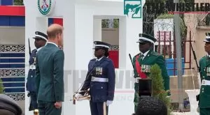 𝐏𝐫𝐢𝐧𝐜𝐞 𝐇𝐚𝐫𝐫𝐲, 𝐌𝐞𝐠𝐡𝐚𝐧 𝐚𝐫𝐫𝐢𝐯𝐞 𝐍𝐢𝐠𝐞𝐫𝐢𝐚 𝐃𝐞𝐟𝐞𝐧𝐜𝐞 𝐇𝐞𝐚𝐝𝐪𝐮𝐚𝐫𝐭𝐞𝐫𝐬