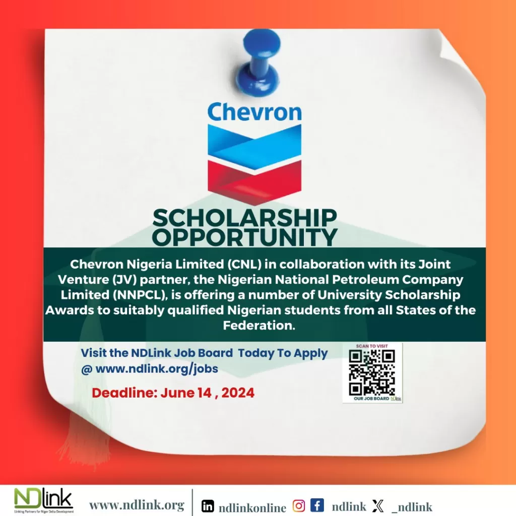 Chevron Scholarship deadline