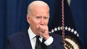 Joe Biden announces that he is sick