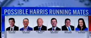 Kamala Harris' Potential Running Mates for 2024