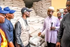 Rivers State Government Receives 21,650 Bags of Rice From Federal Government