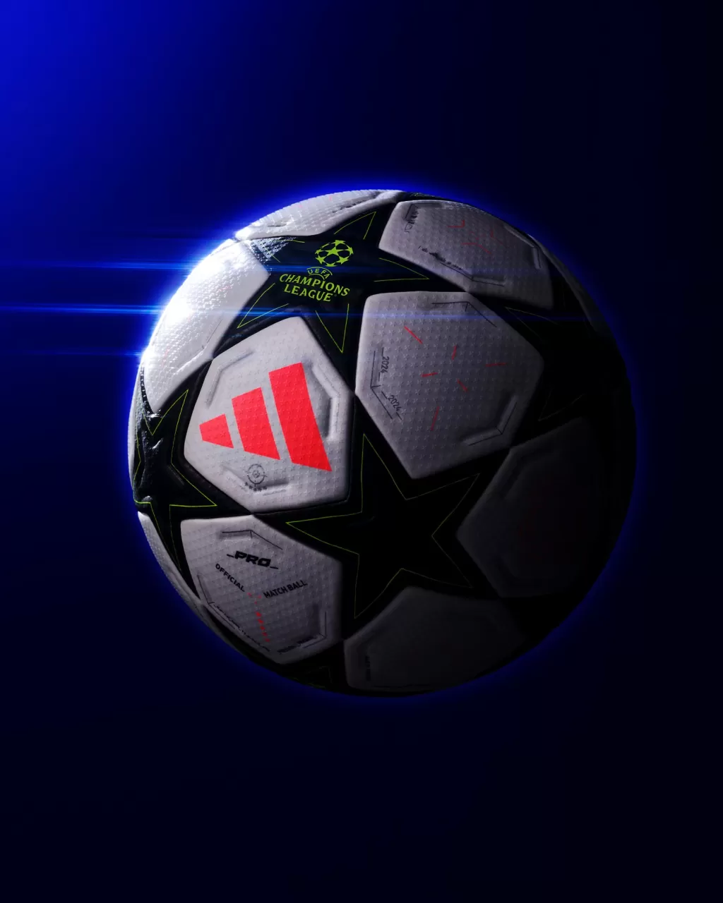 New UCL Match Ball Unveiled.