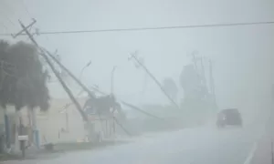 File photo of devastating hurricane in Florida