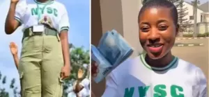 NYSC Youth Corper Overjoyed After Receiving ₦77,000 Allowance