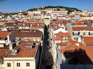 Beautiful view of Lisbon