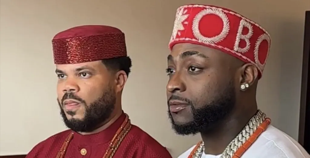 Davido Sheds Tears of Joy as Best Man at Manager Asa Asika’s Wedding
