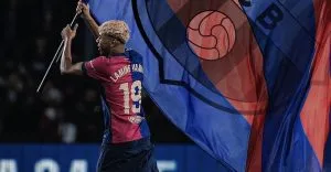 File photo of Lamine Yamal