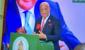 Governor Umo Eno Defects to APC, Shakes Up Akwa Ibom Political Landscape