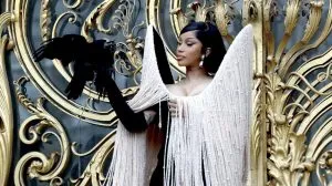 Cardi B Stuns at Schiaparelli’s Paris Fashion Week with Live Crow as Bold Accessory